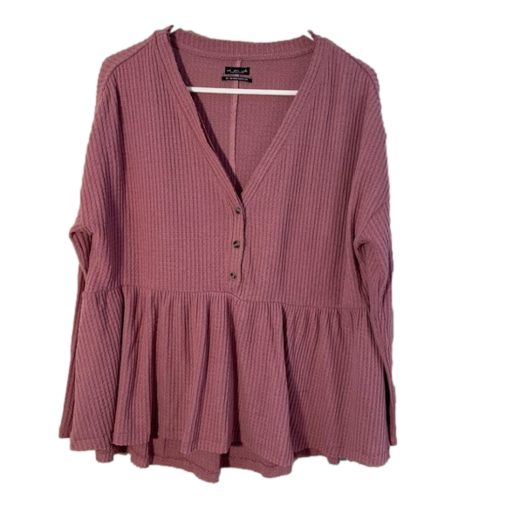 Urban Outfitters Out From Under Babydoll Top Small Dusty Pink